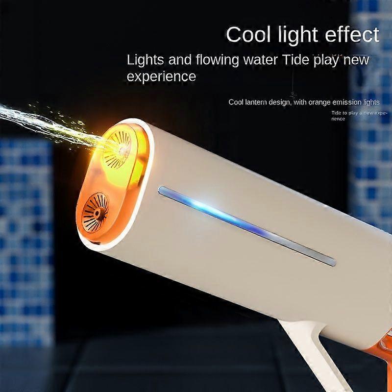 Electric Water Gun Upgraded Version, Fully Waterproof, Auto Reload, Sound and Light Effects