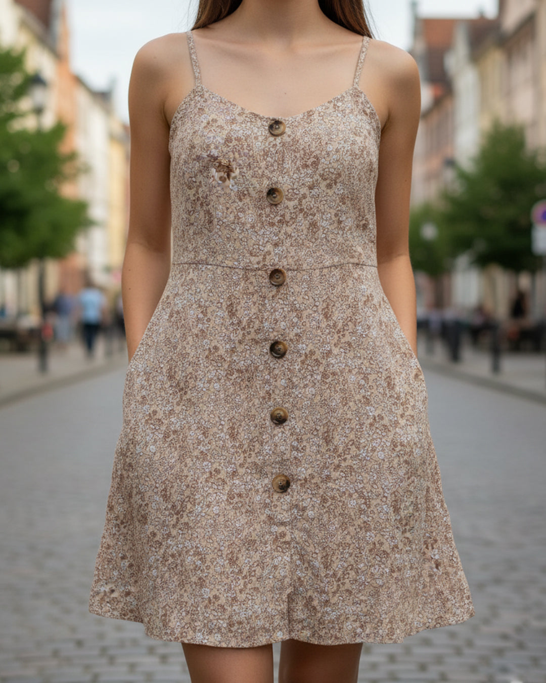 Ukay Find! Floral Button-Front Sundress