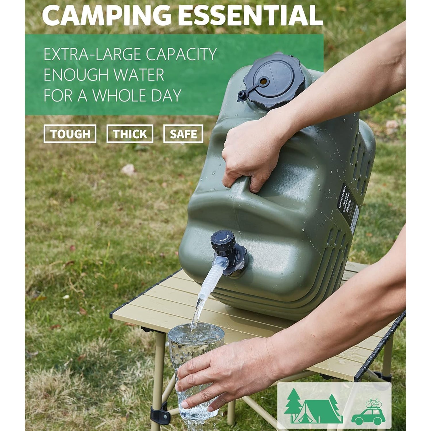 25L Leak-Proof Water Container with Spigot-KYAMSTORE