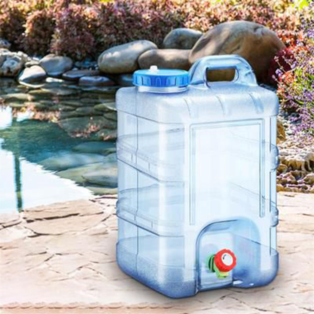 28L Portable Water Container with Rotating Faucet-KYAMSTORE