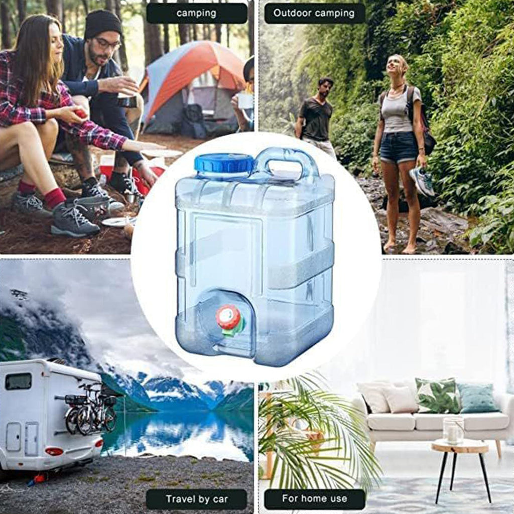 28L Portable Water Container with Rotating Faucet-KYAMSTORE