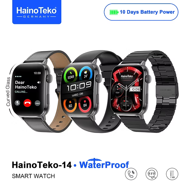 NEW HainoTeko-14 Smartwatch | Curved AMOLED Display