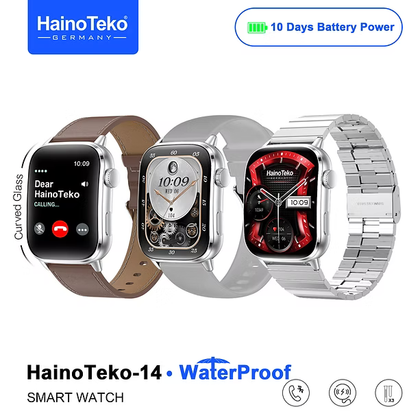 NEW HainoTeko-14 Smartwatch | Curved AMOLED Display