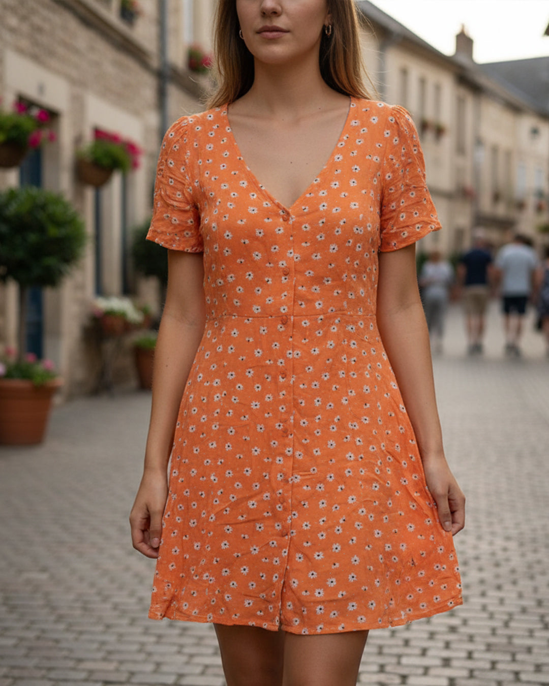 Ukay Find! Vintage Floral Mini Dress - Embrace the Retro Charm