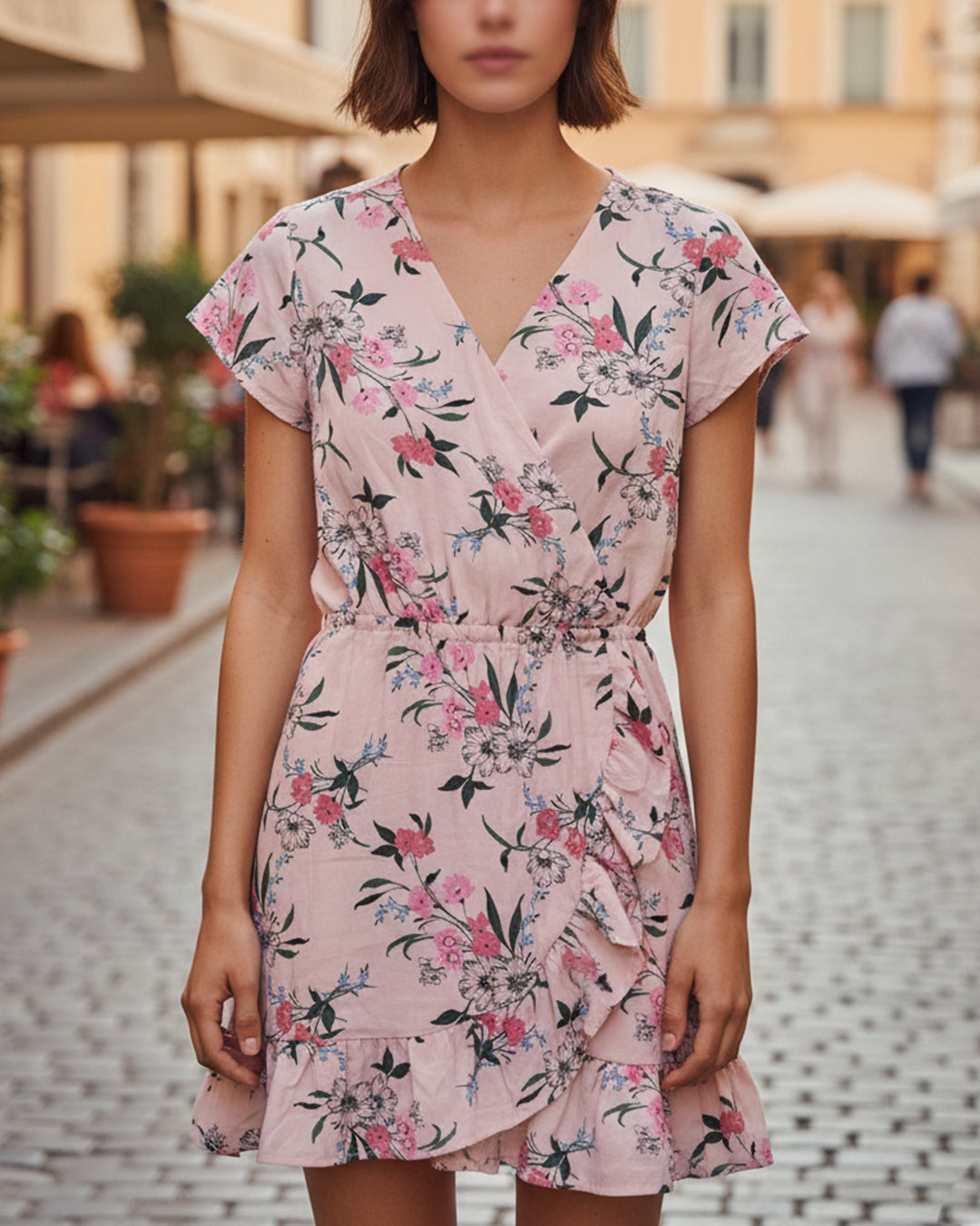 Ukay Find! Floral Bliss Wrap Dress
