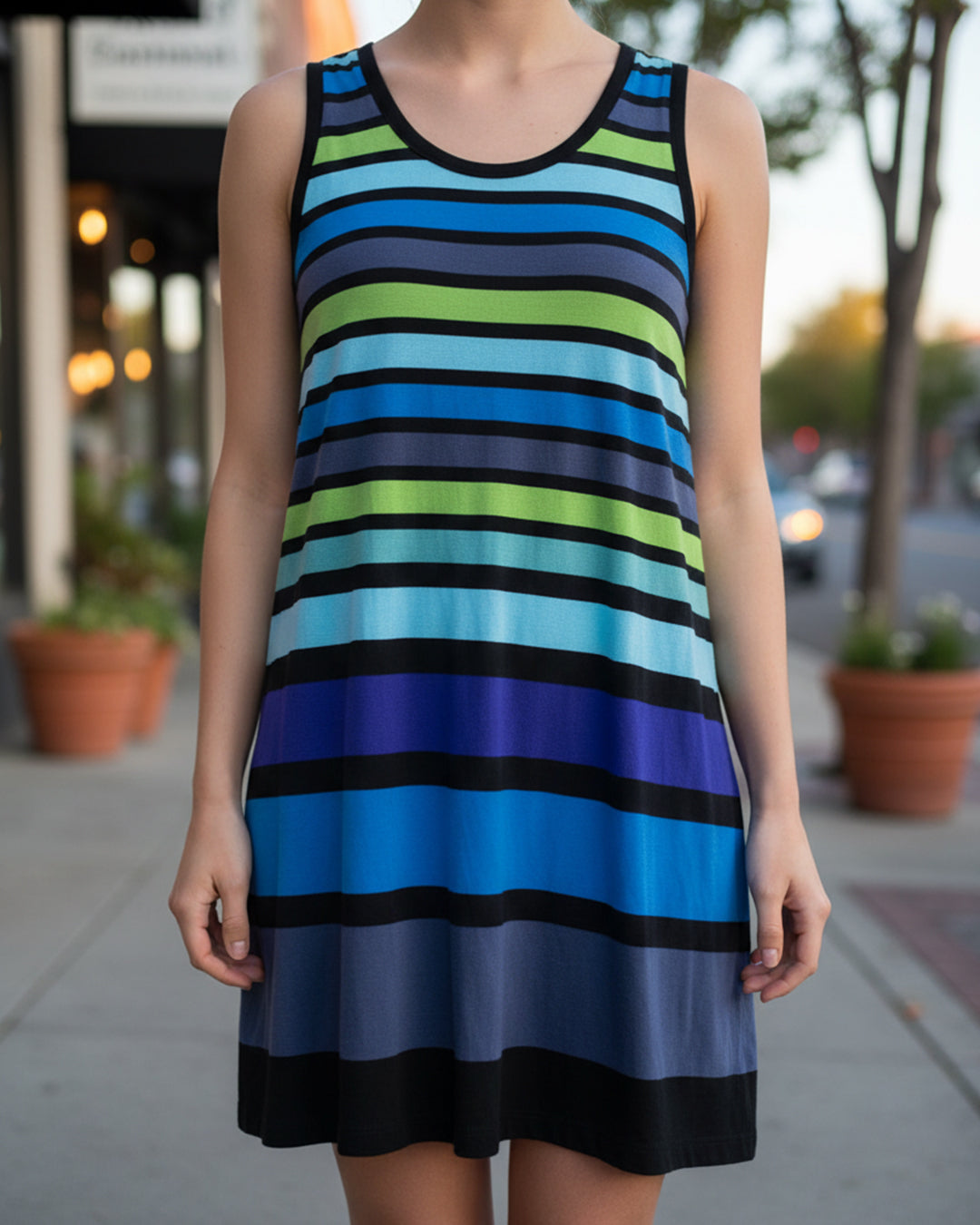 Ukay Find! Striped Summer Tank Dress