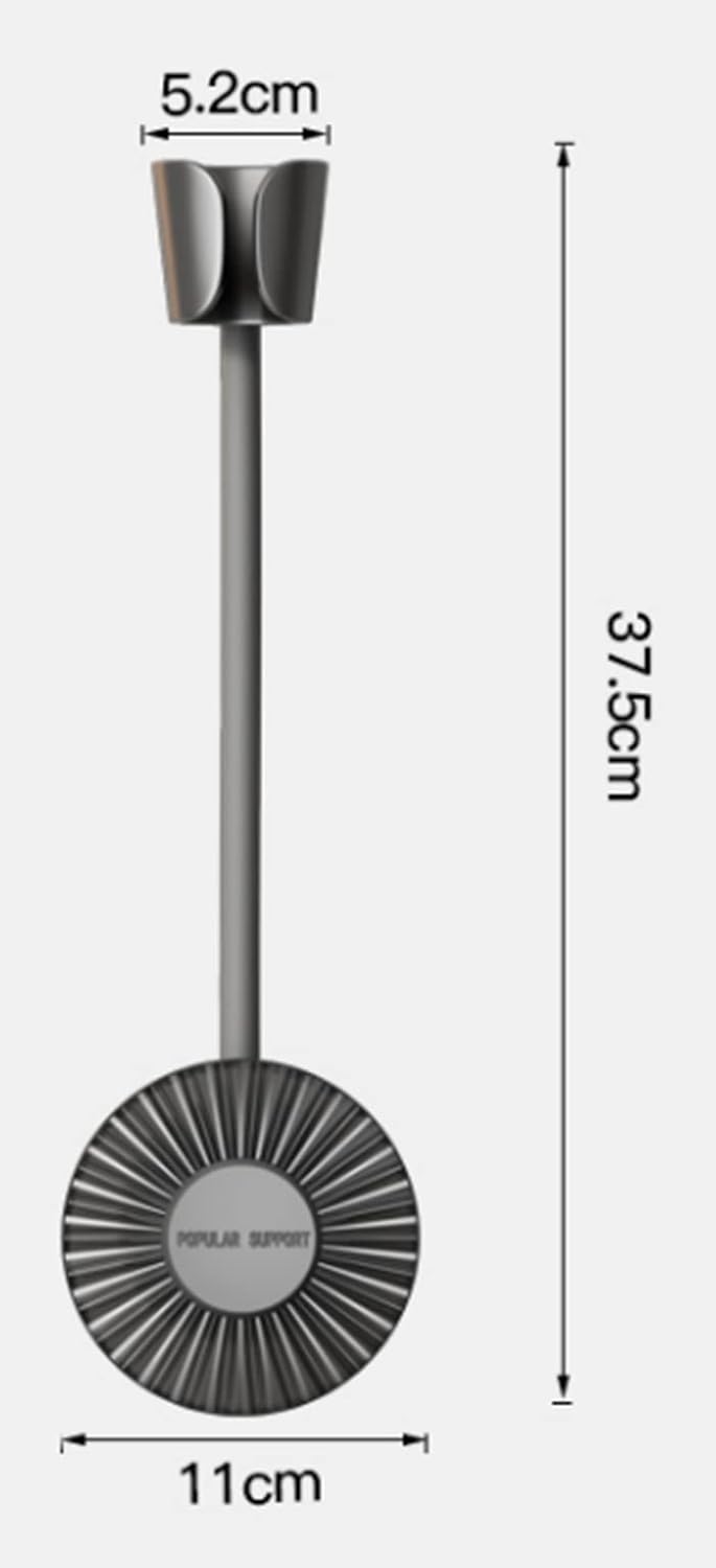 Rotating Adjustable Hands Free ABS Wall Mount Hair Dryer Holder