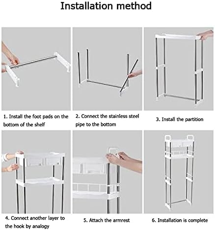 Bathroom Over The Toilet Storage Rack with Drawer and Hook-KYAMSTORE