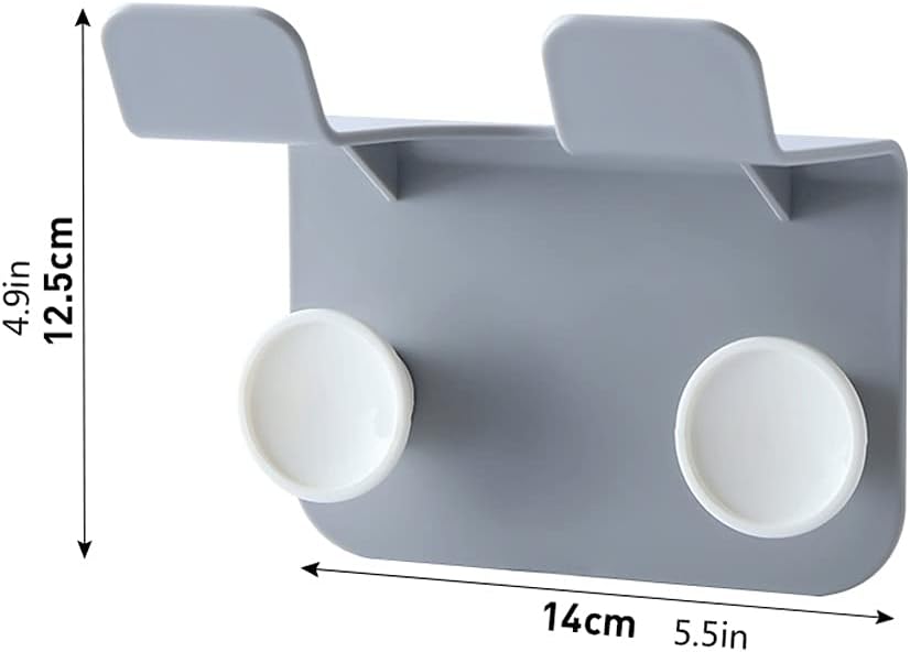 Hair Dryer Holder, Wall Mount, Organizer for Bathroom Accessories