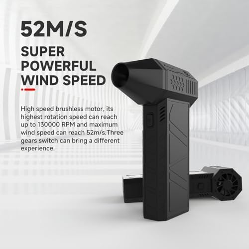 Turbo Powered Jet Blower, Jet Dry Blower with Adjustable Speed