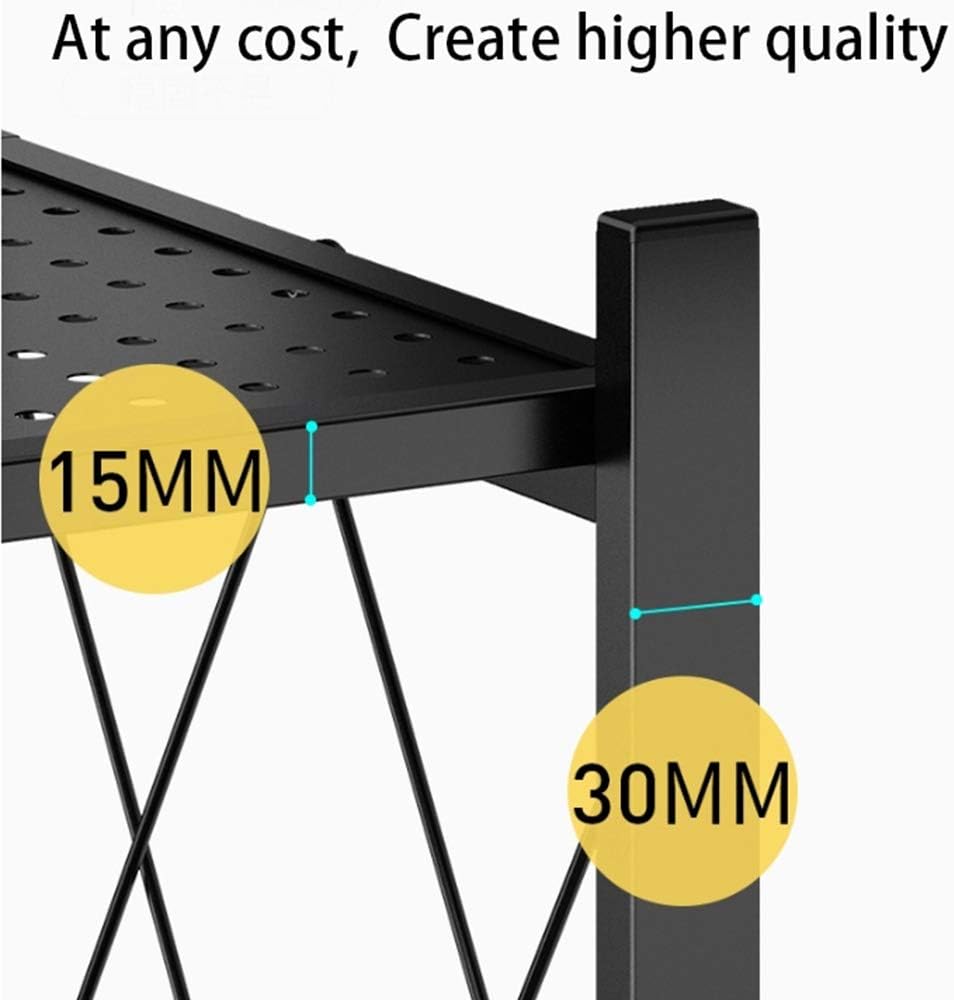 In-House 4-Tire Kitchen Microwave Racks Shelving Storage