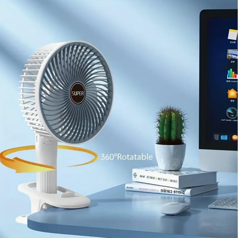 Desktop Rechargeable Mini Table Fan | Limited stocks available