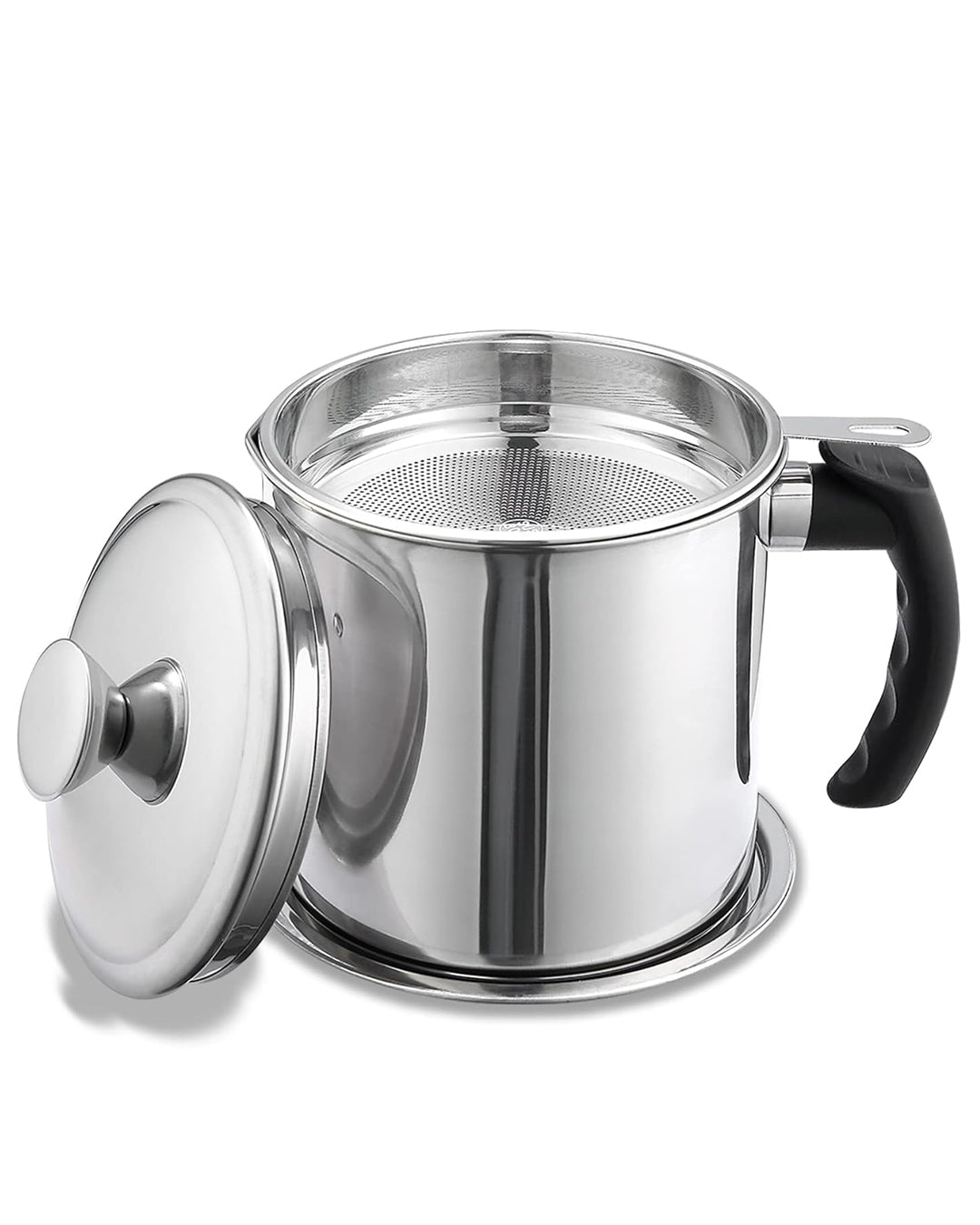 Bacon Grease Container With Strainer | Delivery: 2 to 3 business days | Limited stocks available | Hurry before Sold Out