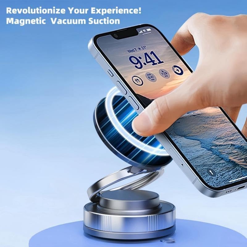 360° Adjustable Vacuum Magnetic Phone Holder | Limited stocks available