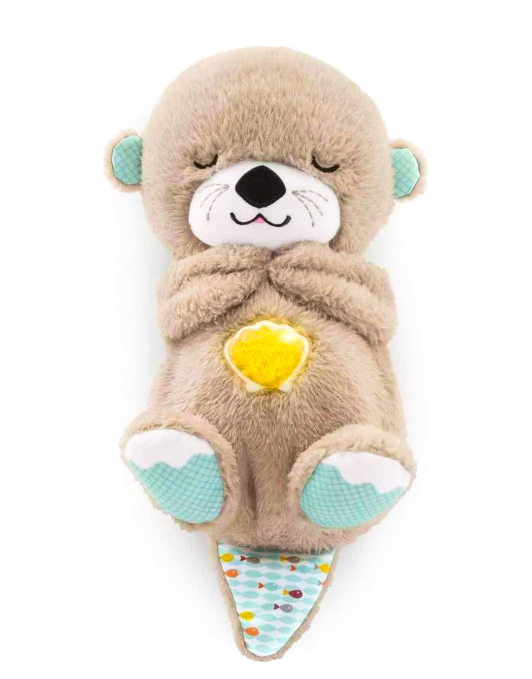 Breathing Otter Plush Baby Toy with Light Music (Free Delivery)