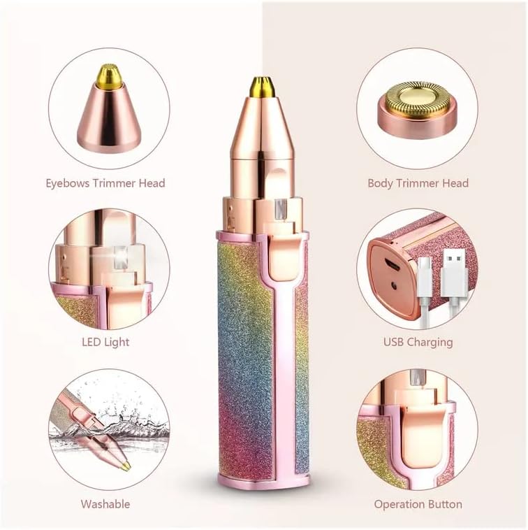 Eyebrow Trimmer and Facial Hair Remover for Women-KYAMSTORE