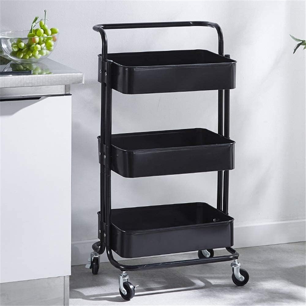 Stable Kitchen Trolley Storage Trolley 3-Layer Metal Storage | Limited stocks available