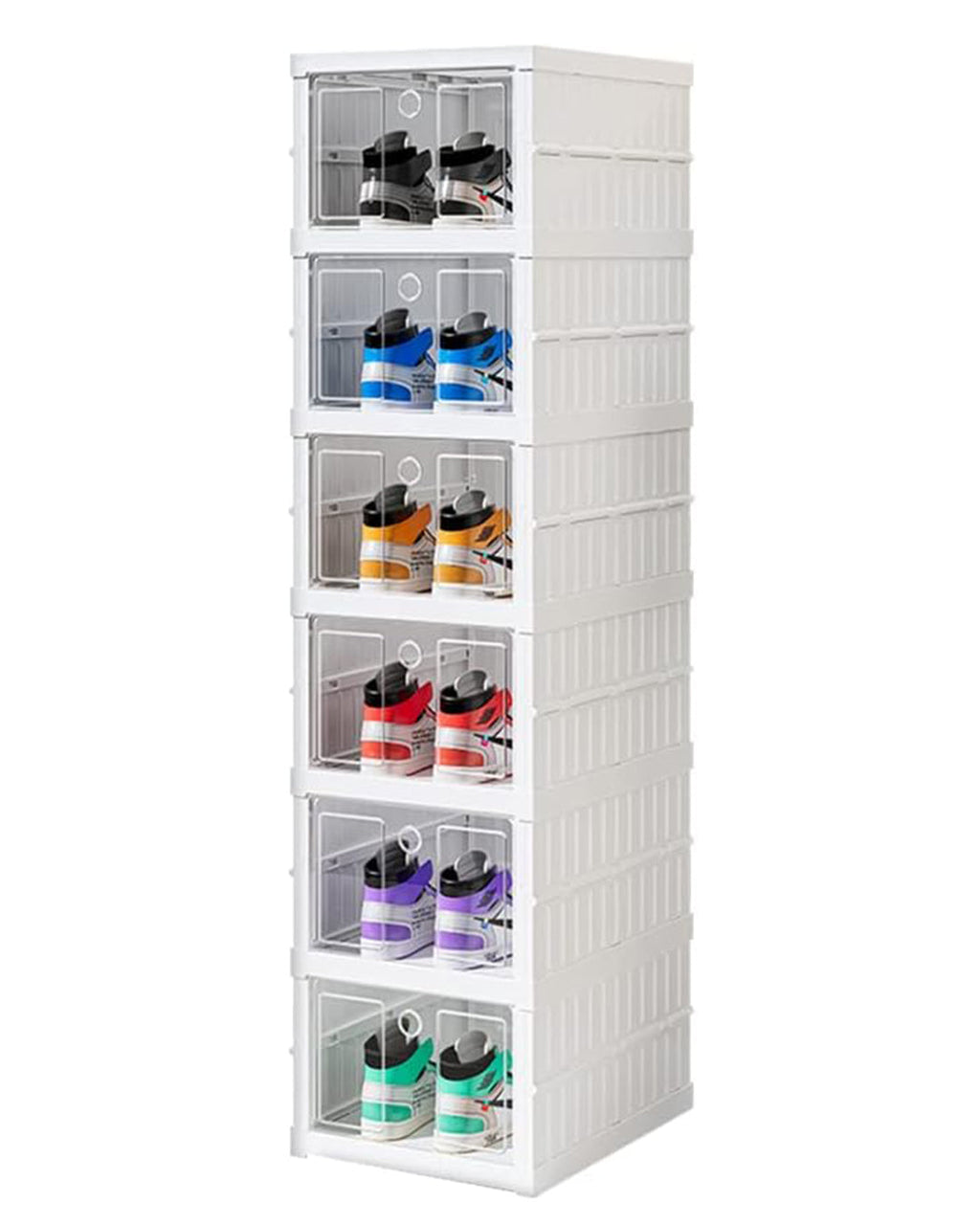 6-Tier Foldable Shoe Rack Storage Cubes
