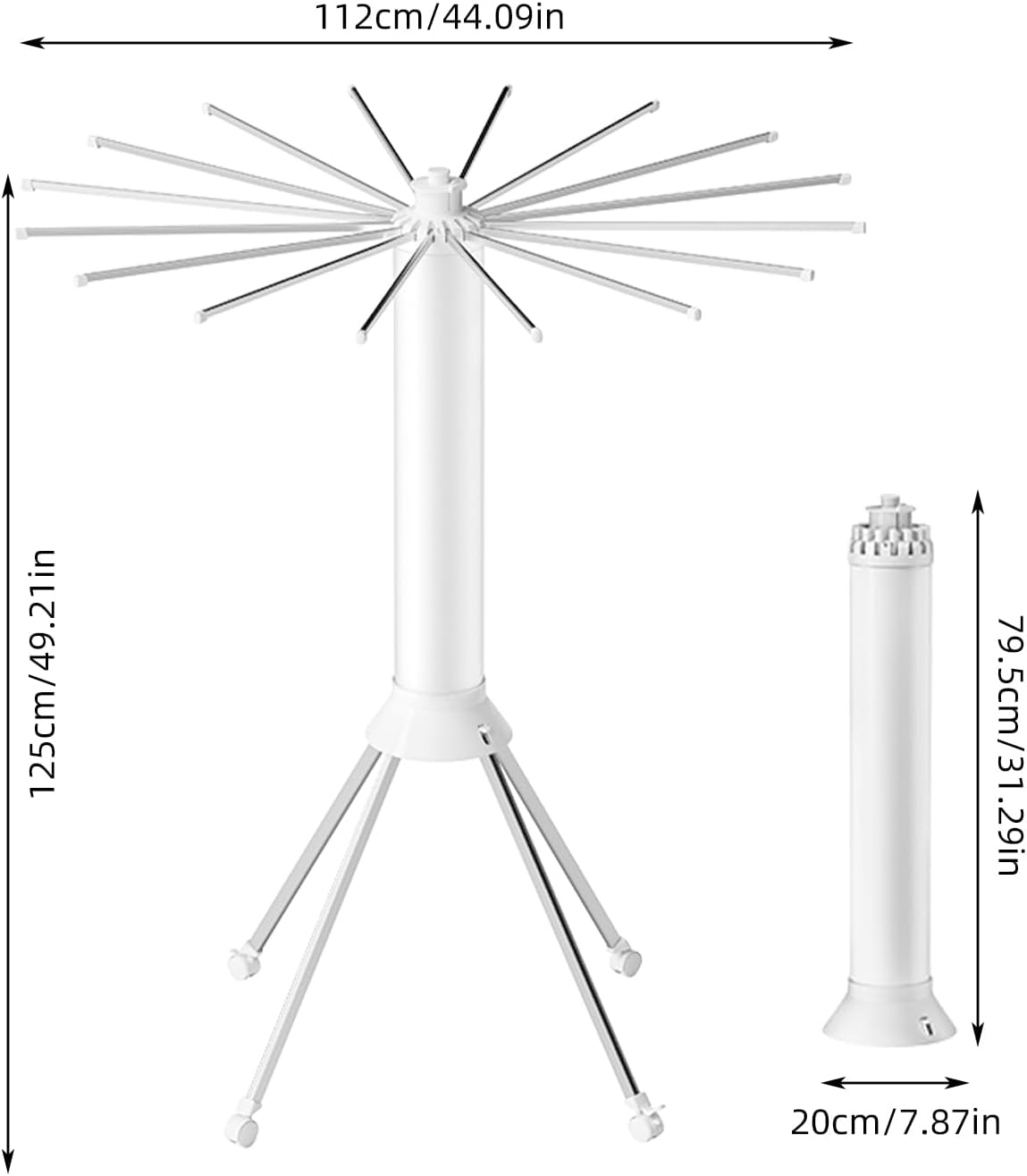 Tripod Clothes Drying Rack | Heavy Duty Folding Indoor Portable Rack