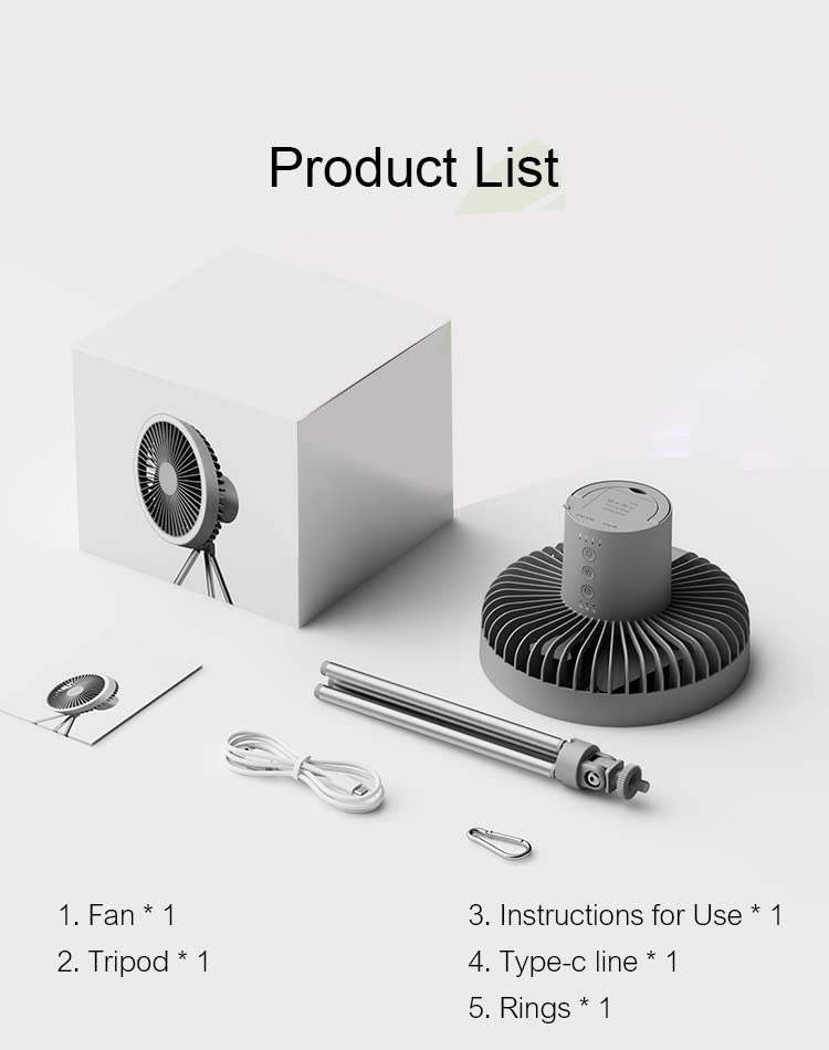 Multifunctional Indoor and Outdoor USB Rechargeable Fan | Limited stocks available