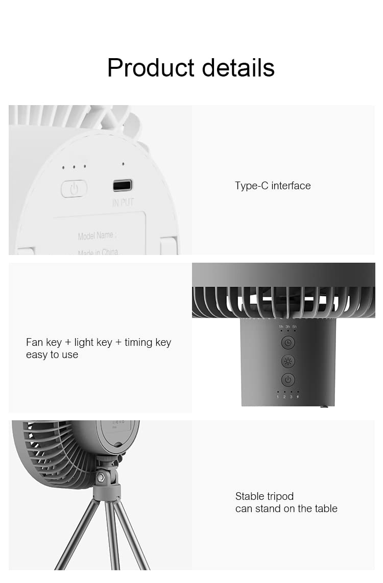 Multifunctional Indoor and Outdoor USB Rechargeable Fan | Limited stocks available