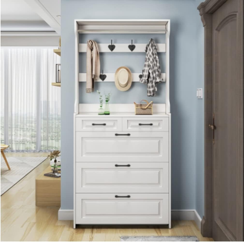 Shoe Rack Simple Trend Coat and Shoe Rack with Clothes Hangers | Limited stocks available