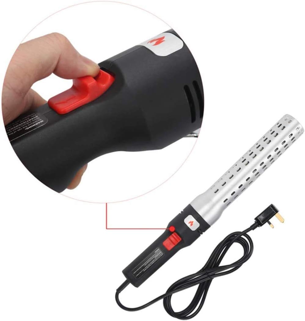 Electric Charcoal Fire Starter with Built-In Blower-KYAMSTORE