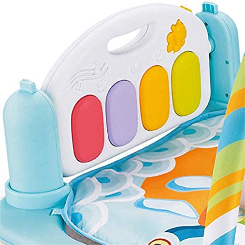 Baby Piano Play Gym with Mat, Musical & Light-Up Keys