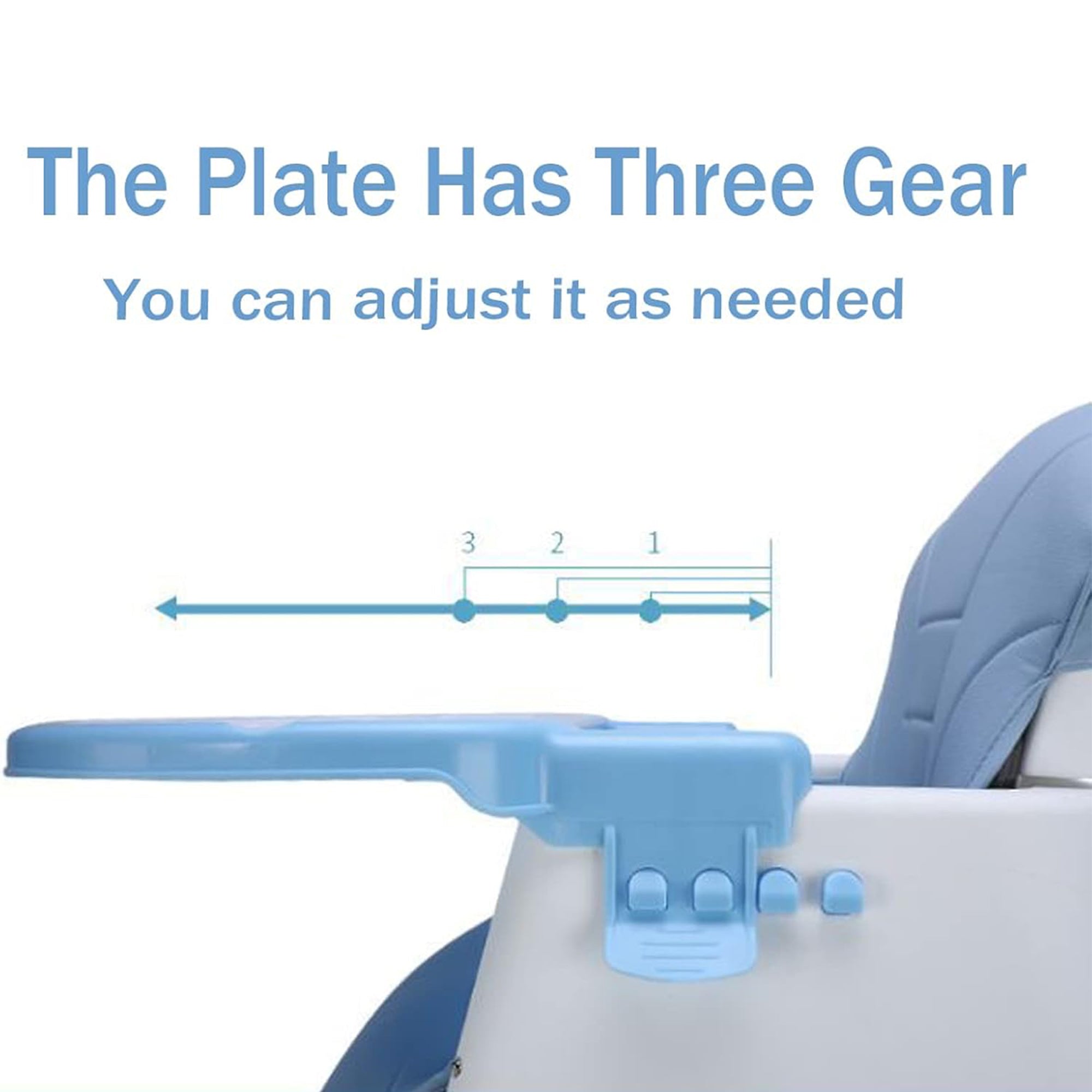 3-in-1 Children's High Chair Dining Chair | Feeding Seat with Tray