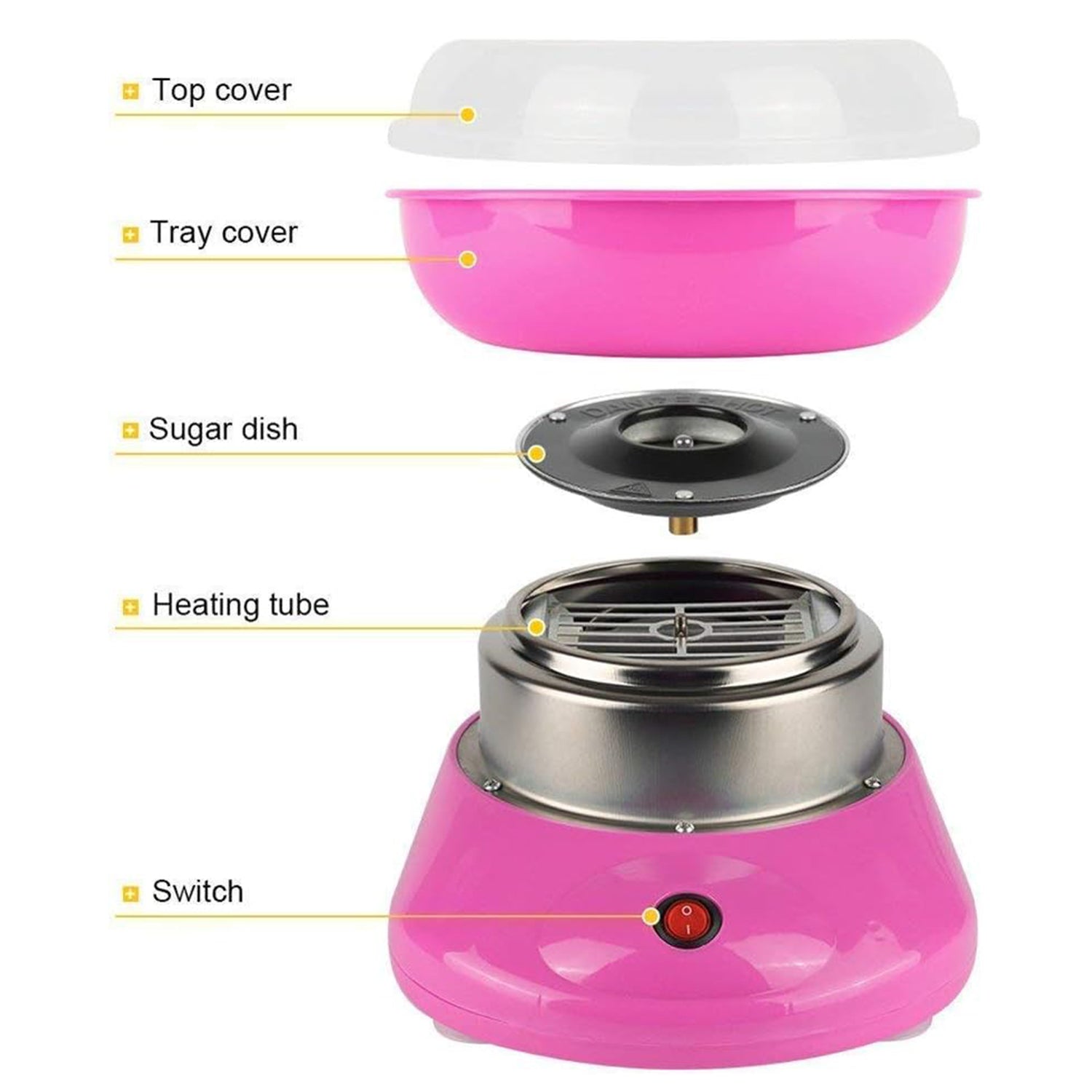 Cotton Candy Maker Machine Electric Sugar Floss Homemade