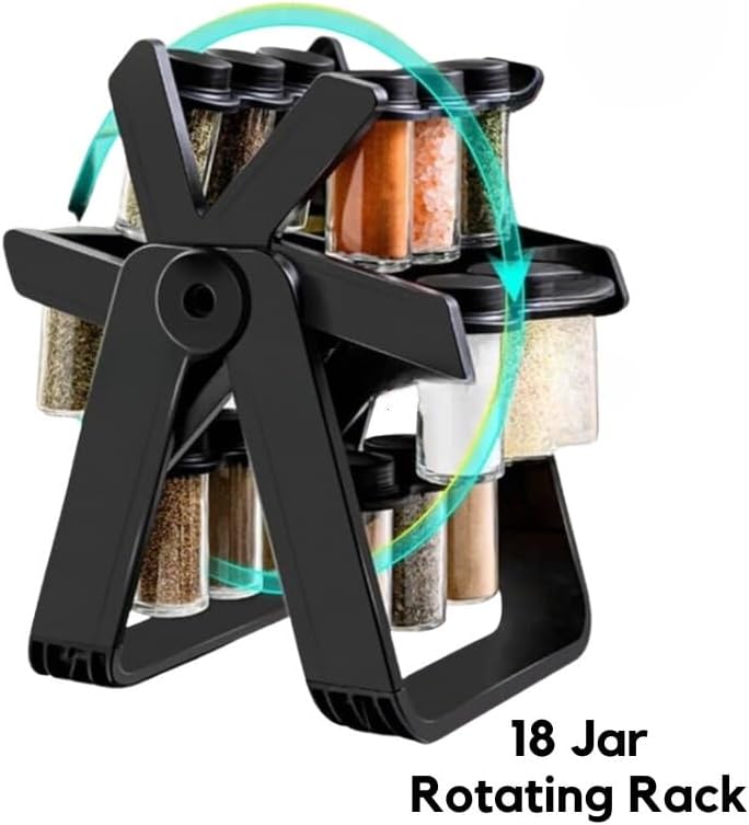 Equipped With 18 Glass Spice Cans | Limited stocks available