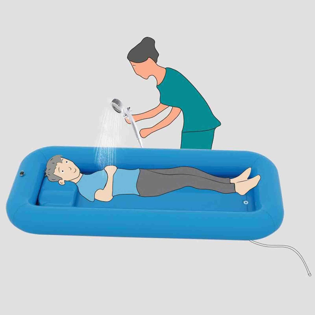 Adults Inflatable Bathtub With Pillow Shower Bath Inflatable Bathtub