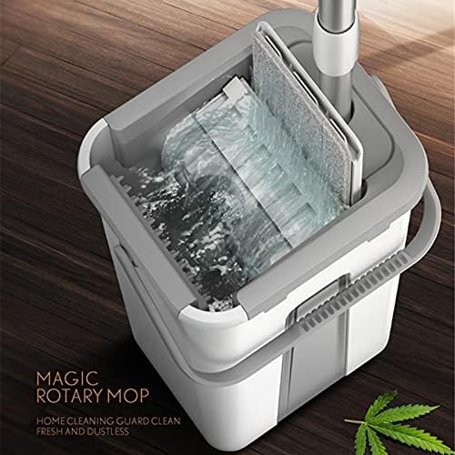 Hands-Free Mop and Bucket | 2-in-1 Wet and Dry Self-Squeeze Floor Cleaning-KYAMSTORE