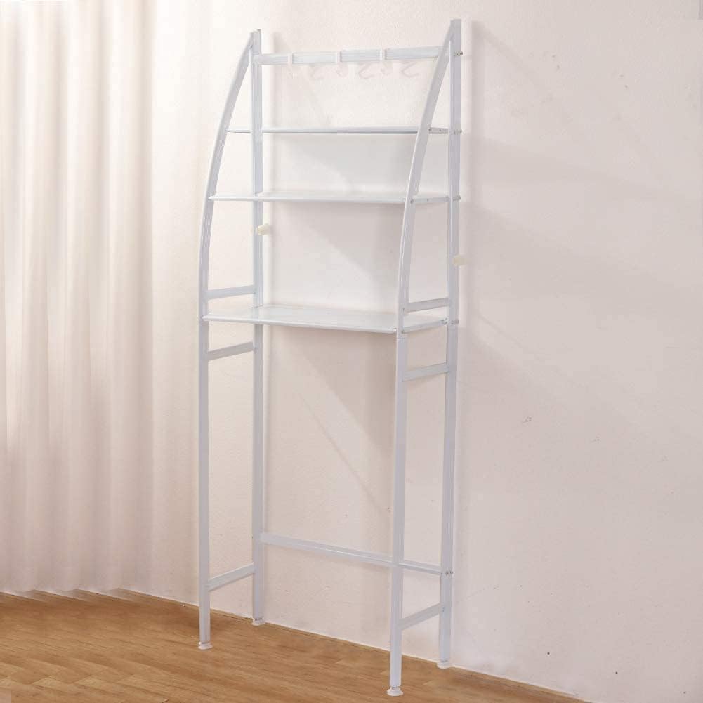 3 Tier Over The Toilet Storage Rack Rust-Free & Sturdy Metal Toilet Rack