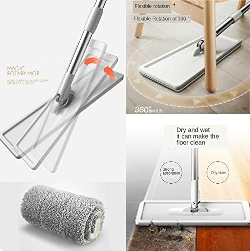 Hands-Free Mop and Bucket | 2-in-1 Wet and Dry Self-Squeeze Floor Cleaning-KYAMSTORE