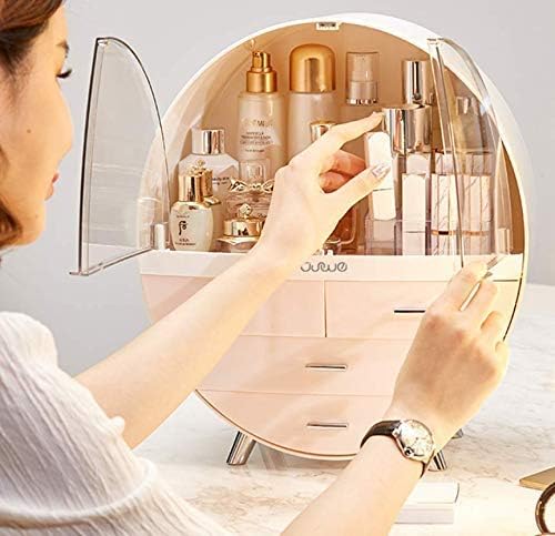 Makeup Storage Organizer Box, Cosmetics storage display rack with drawer