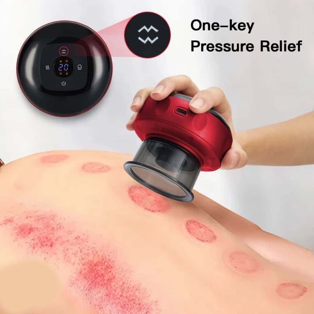 Electric Cupping Therapy Set with 6 Level Temperature and Suction for Back | Delivery: 2 to 3 business days | Limited stocks available | Hurry before Sold Out