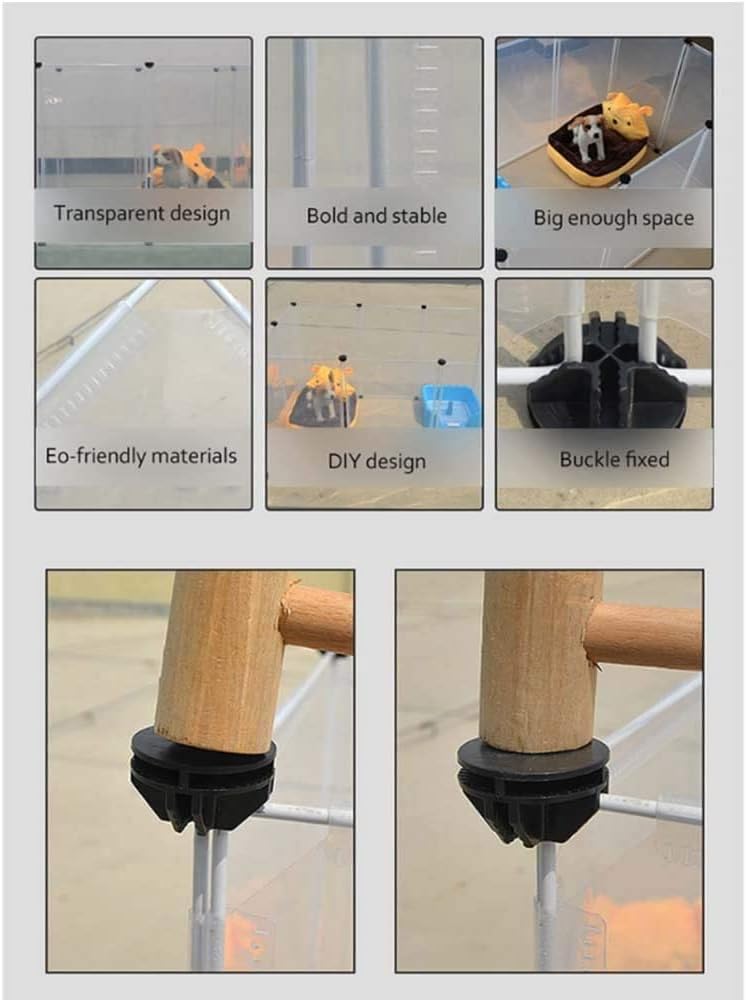 DIY Pet Playpen Adjustable Size and Height Plastic Yard Fence | Delivery: 2 to 3 business days | Limited stocks available | Hurry before Sold Out