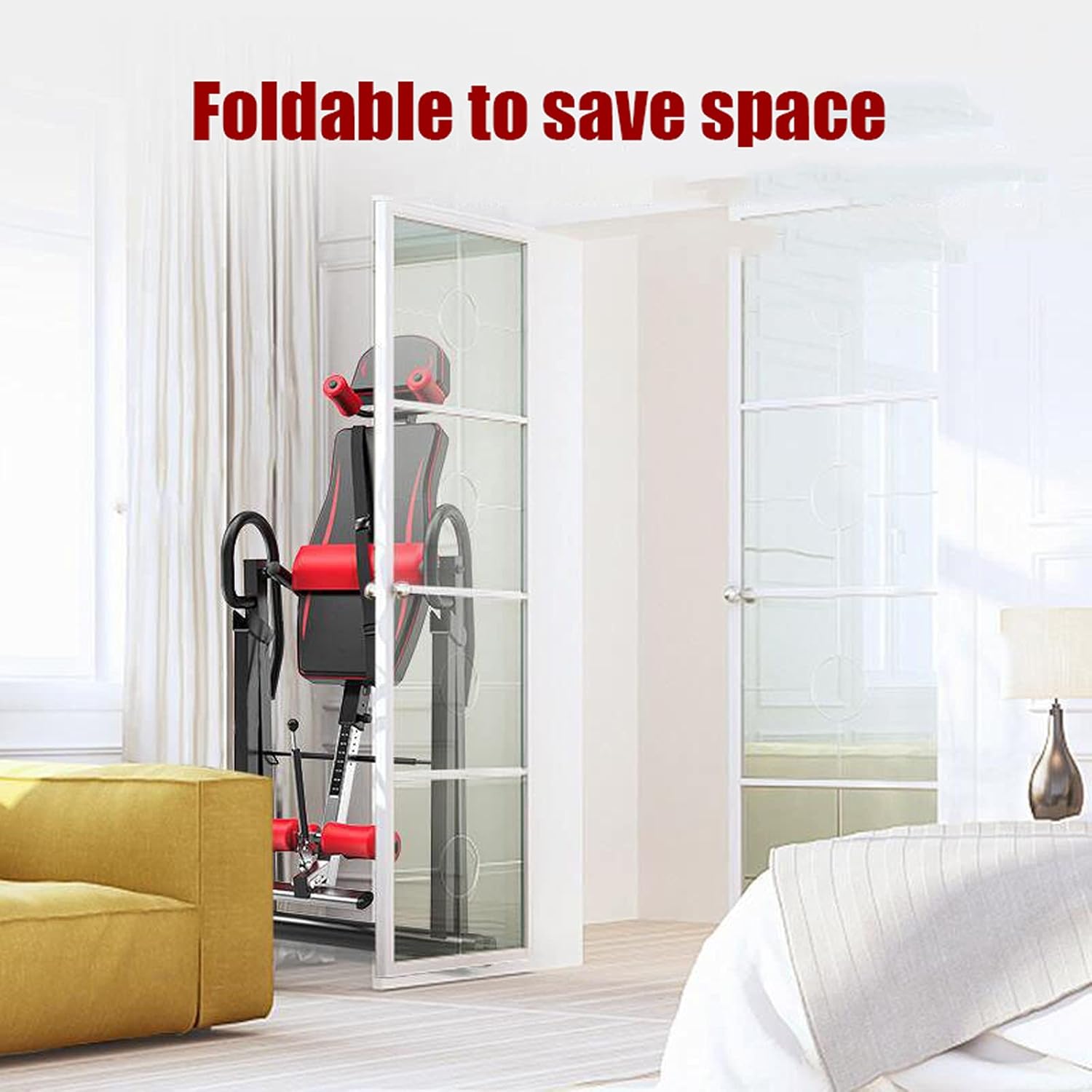 Heavy Duty Gravity Handstand Machine Foldable Back Neck Pain Exercise Therapy | Limited stocks available