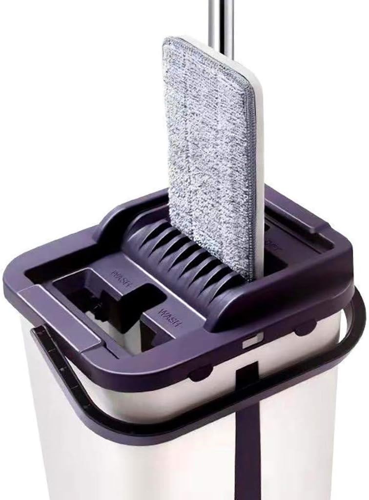 Free Hand Washing Flat Mop | Wooden Floor Mop | Dust Push Mop