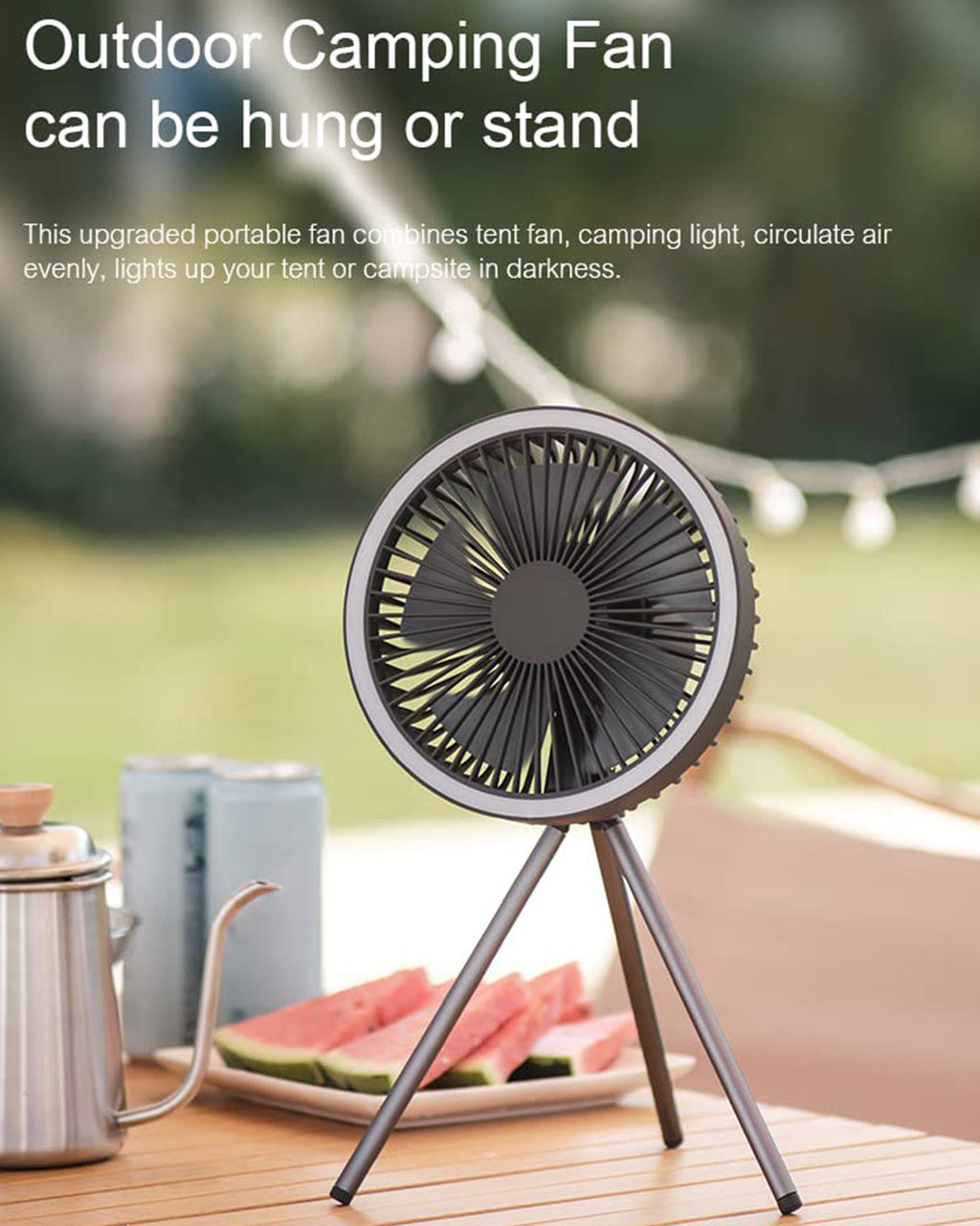 Multifunctional Indoor and Outdoor USB Rechargeable Fan | Limited stocks available