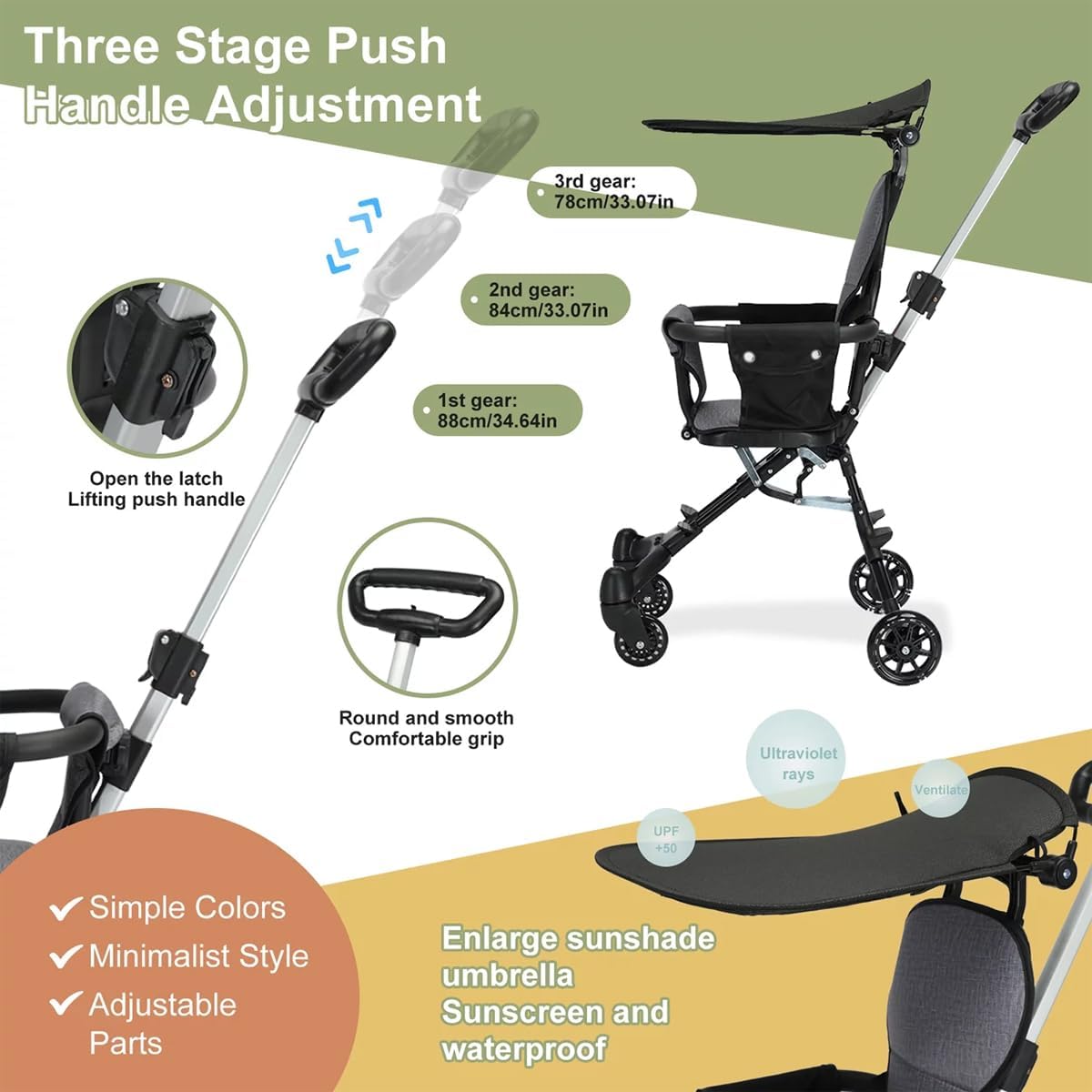 Lightweight Stroller | Delivery: 2 to 3 business days | Limited stocks available