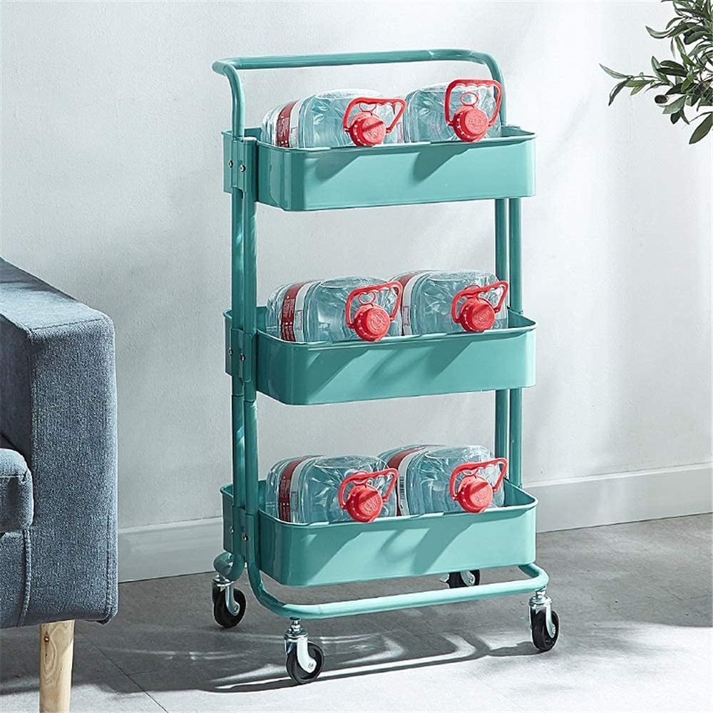 Stable Kitchen Trolley Storage Trolley 3-Layer Metal Storage | Limited stocks available