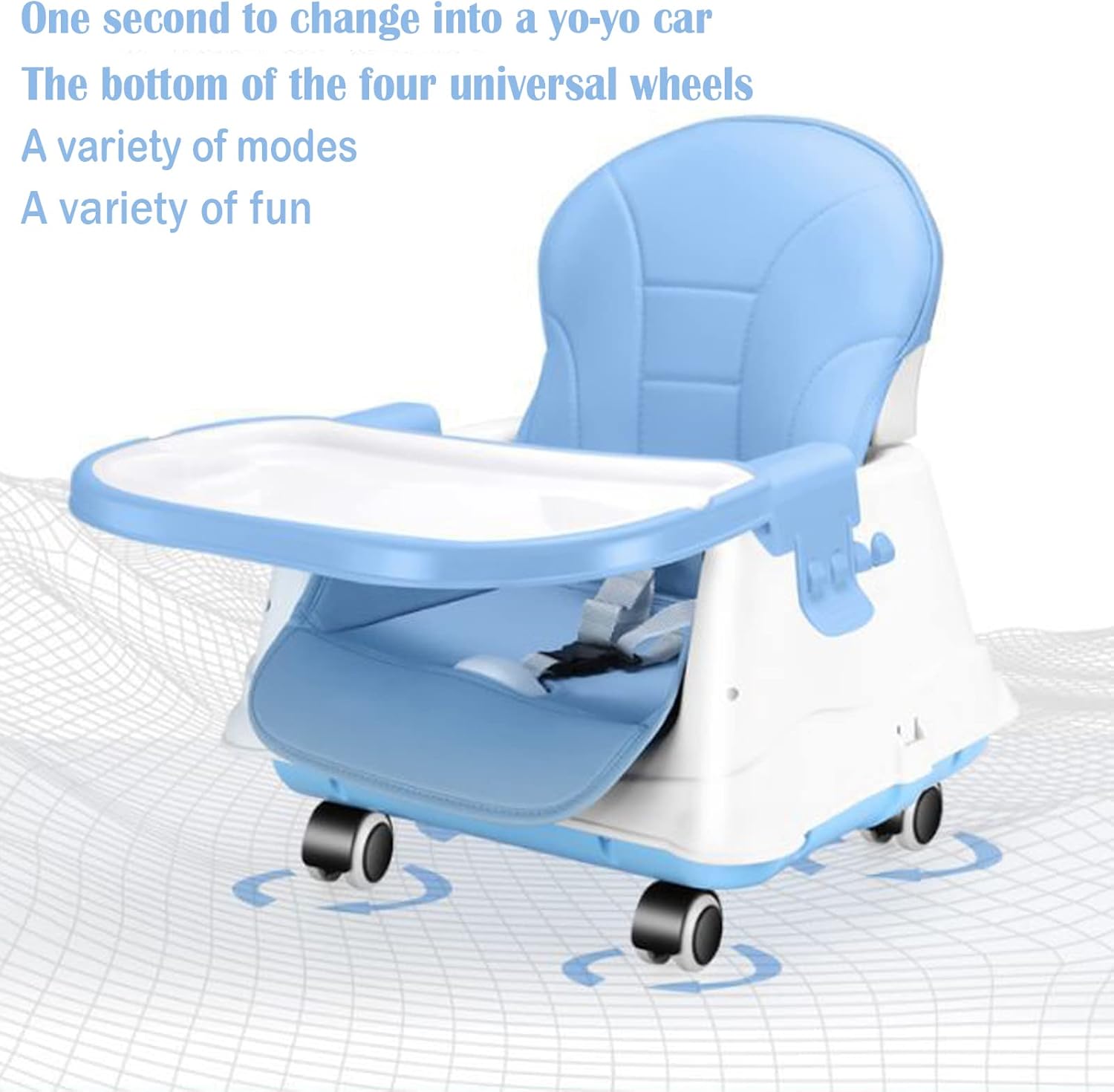 3-in-1 Children's High Chair Dining Chair | Feeding Seat with Tray