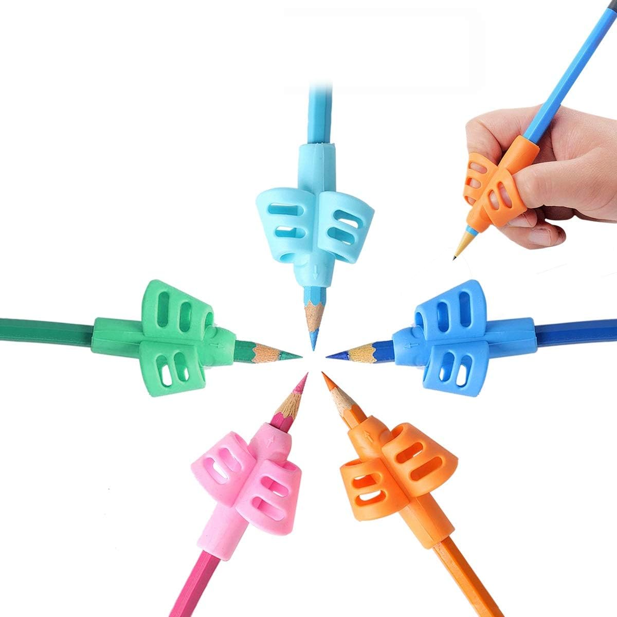 Pencil Grips - Children Pencil Holder Writing Aid Grip Trainer | Delivery: 2 to 3 business days | Limited stocks available