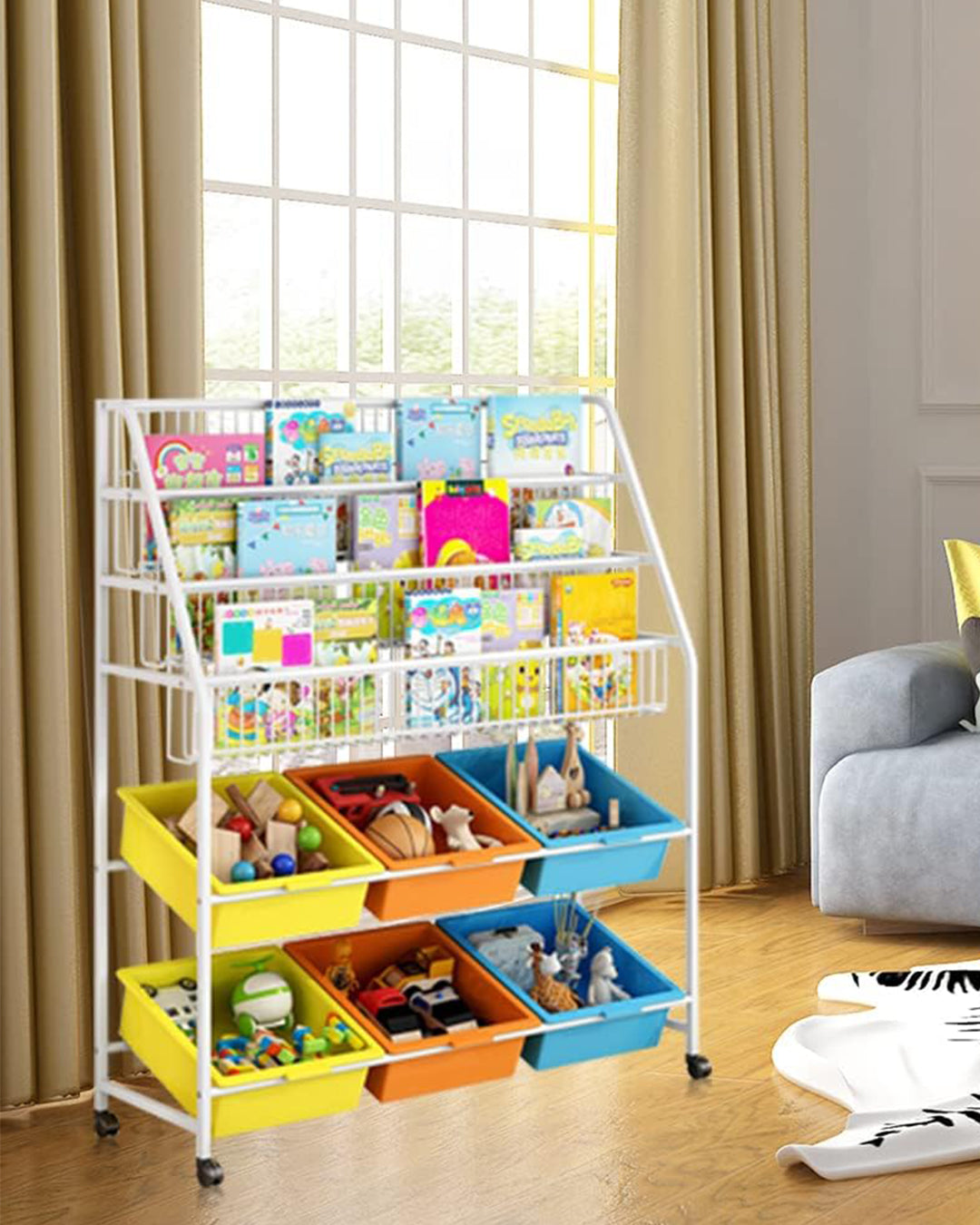 Children's Book Rack Organizer | Delivery: 2 to 3 business days | Limited stocks available | Hurry before Sold Out