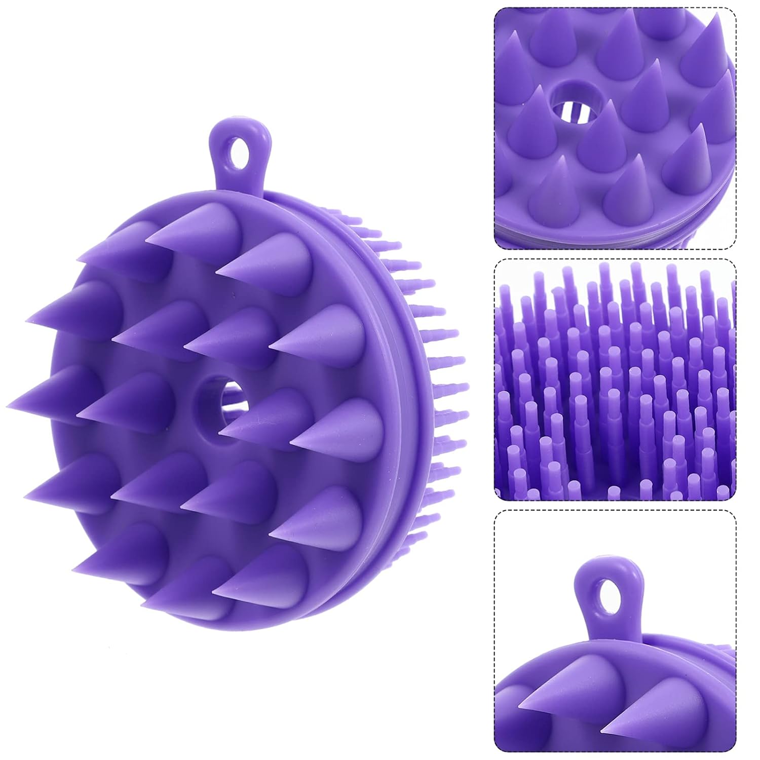 Silicone Shampoo Brush Bathing Accessory Body Brush Scrub Bath Tool
