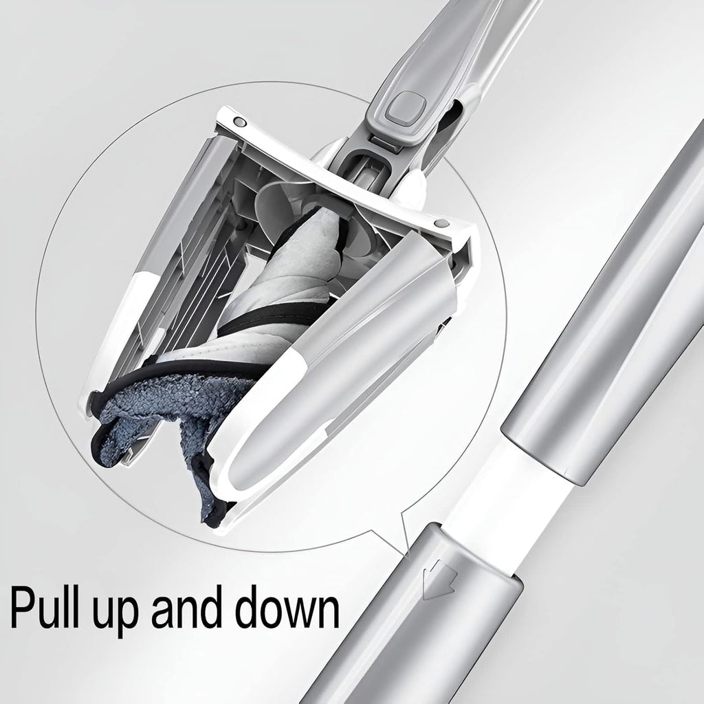 Microfiber Mop, Easy Squeeze and Spin Mop, Easy Squeeze Mop