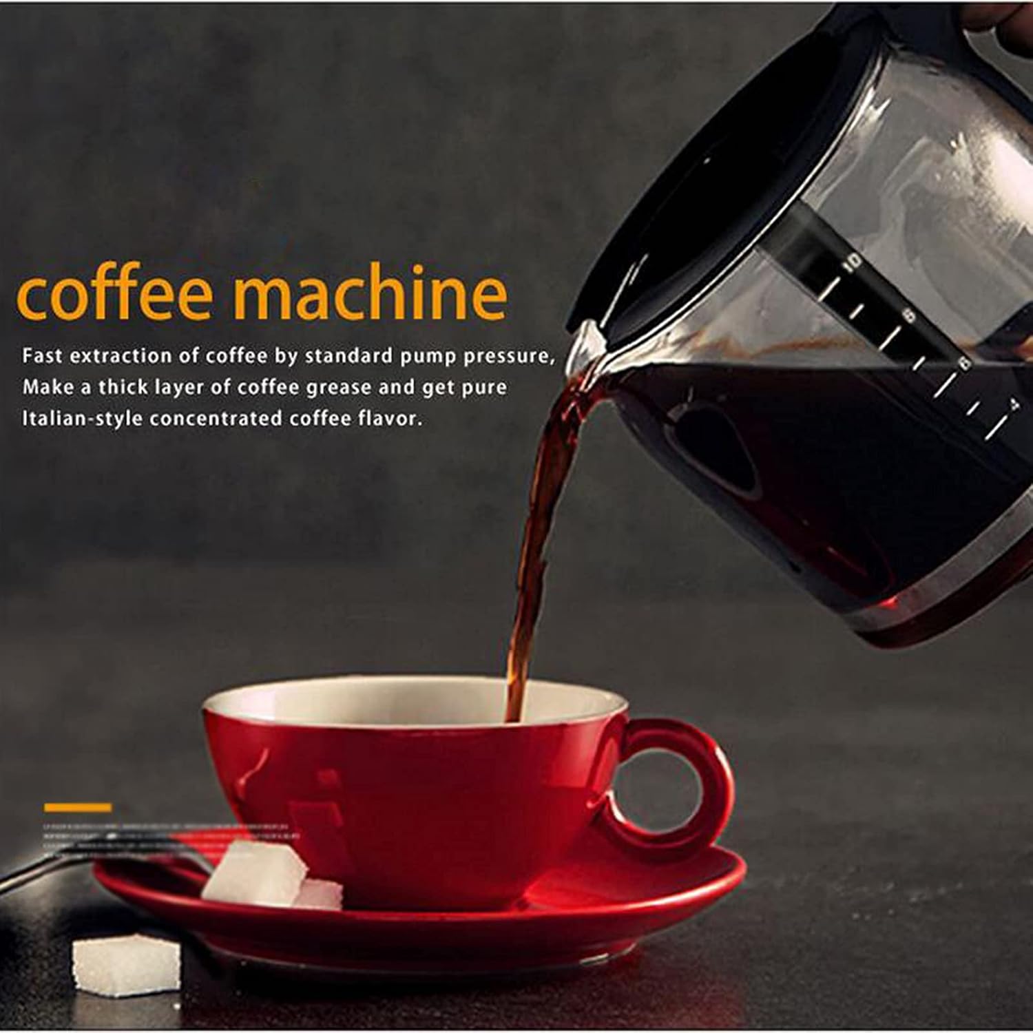 15Bar Steam Espresso Coffee Machine 1.6L | Delivery: 2 to 3 business days | Limited stocks available | Hurry before Sold Out