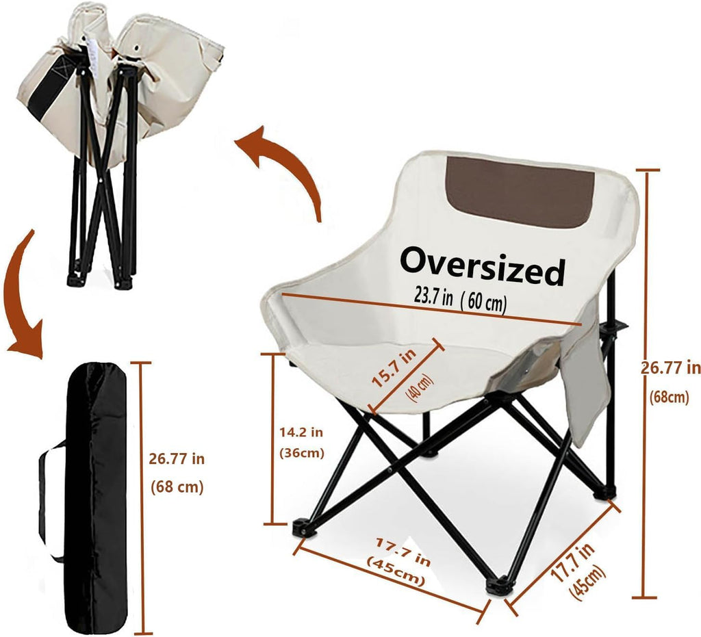 Camping Chairs, Folding Chair for Outdoor